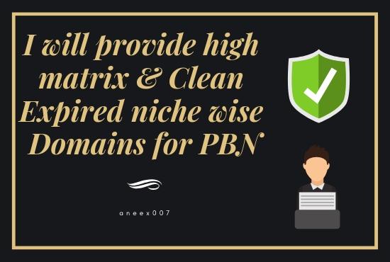 Expired Domain Research Service for PBN- 5 spam free ...