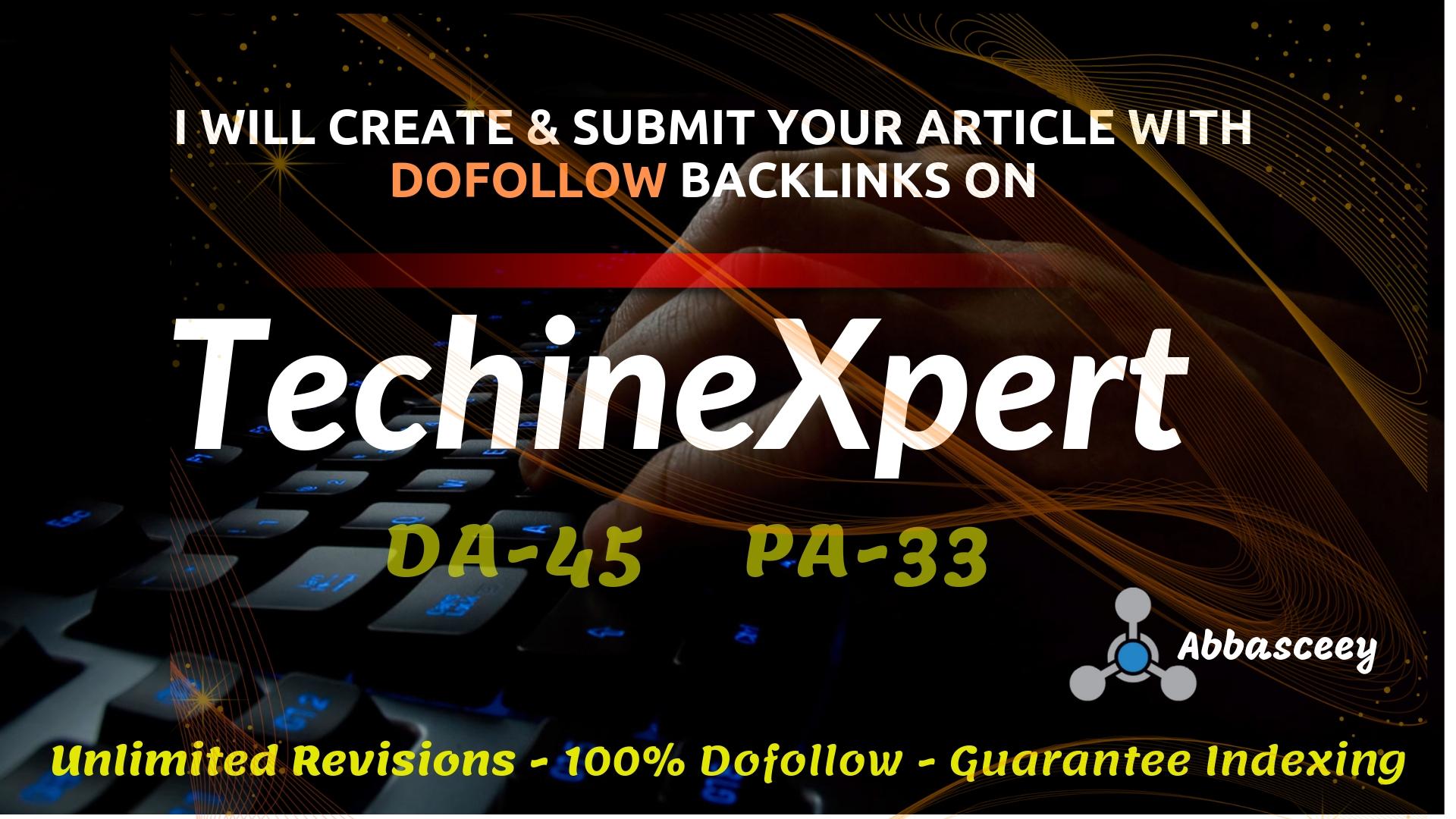 Submit Dofollow Guest Post on Techinexpert Real Tech ...