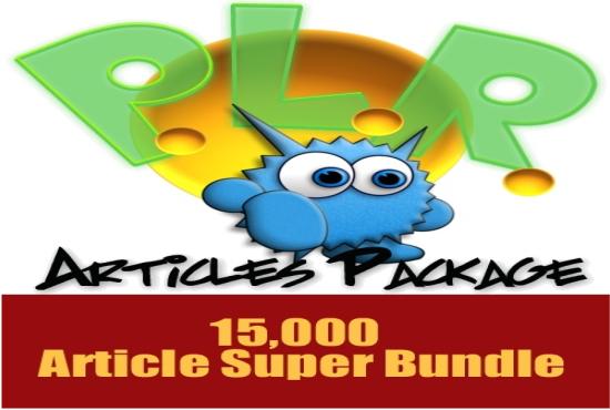 15K PLR Articles for all niche from A to Z with PLR v...