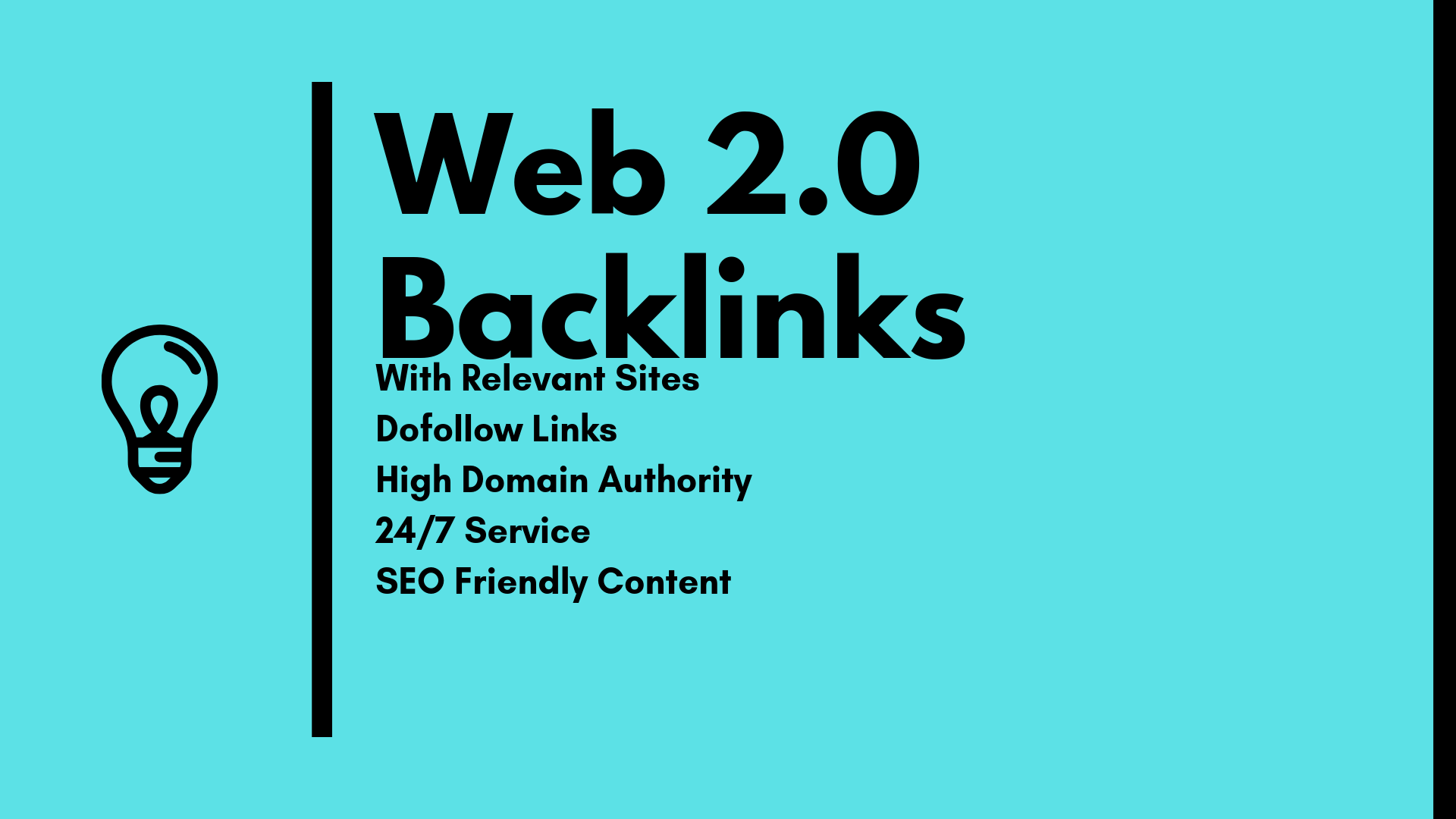 build 50 web 2.0 backlinks with DA 40+ sites in white...