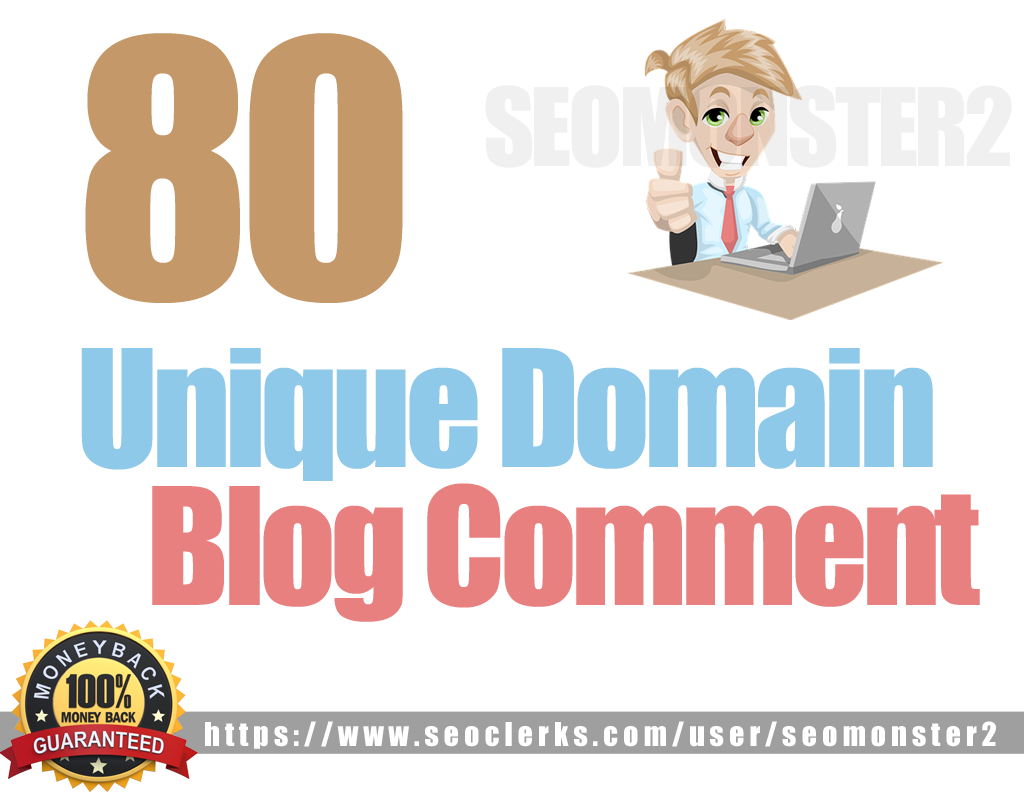 Manually 80 Unique Domain Blog Comment Backlinks With...