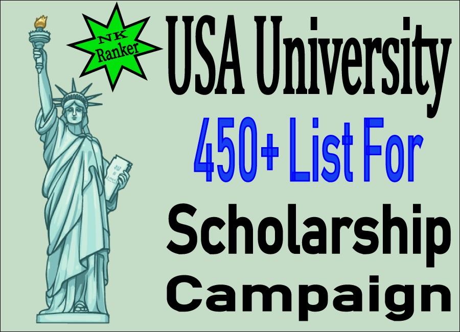 Ready to Provide USA 450 Plus University List For Sch...