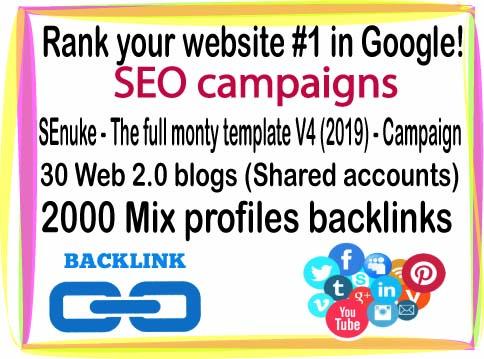 Rank your website- SEnuke - The full monty template V...