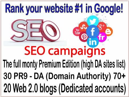 HQ SEO campaigns-The full monty Premium Edition-30 PR...