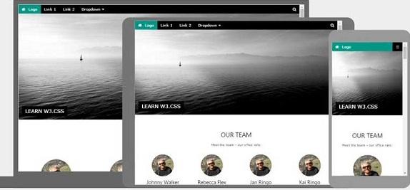 I want to create a responsive webdesign with html/css...
