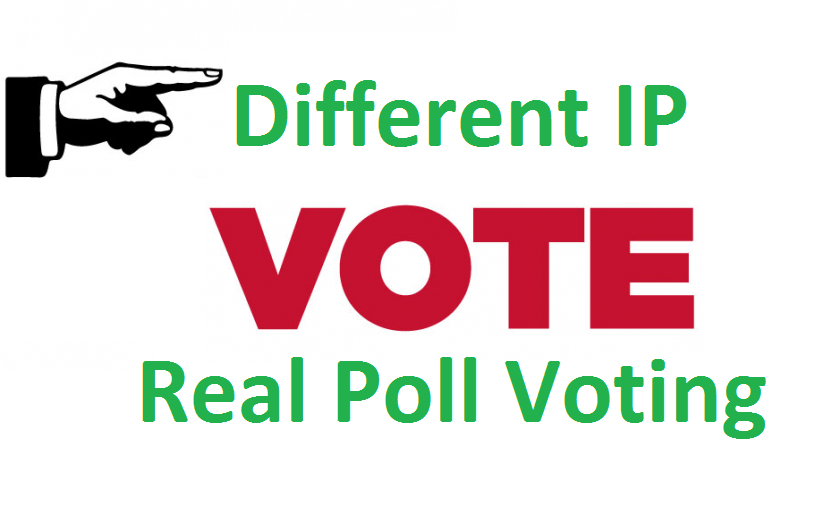 Different 300 ip votes on your online poll voting con...
