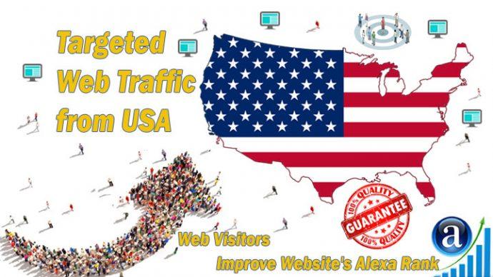 I will send 25000 targeted traffic from United State