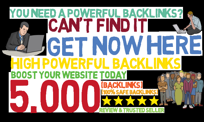 do 5000 google friendly powerful SEO link building