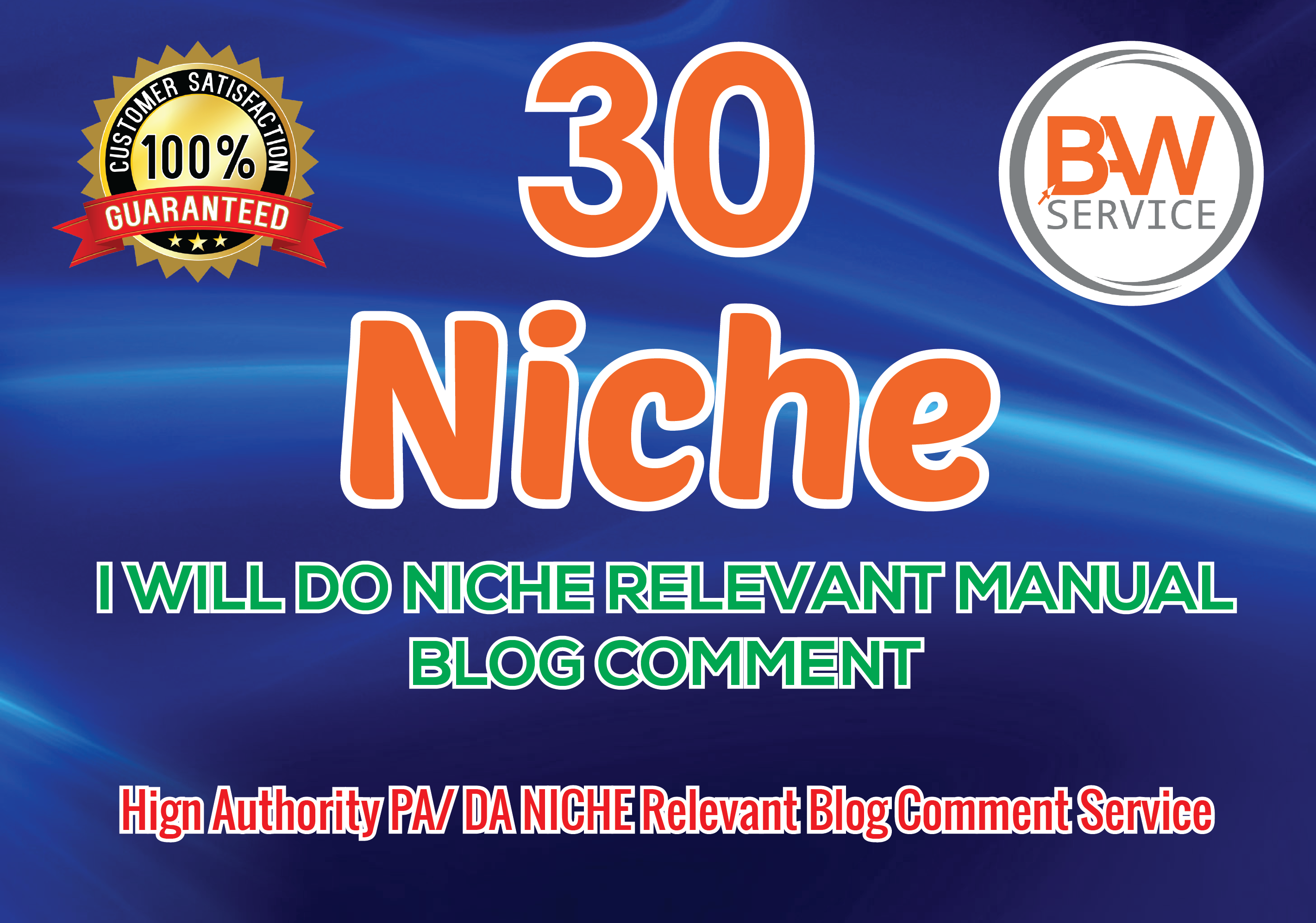 Post 30 High Quality Niche Relevant Blog Comments Bac...