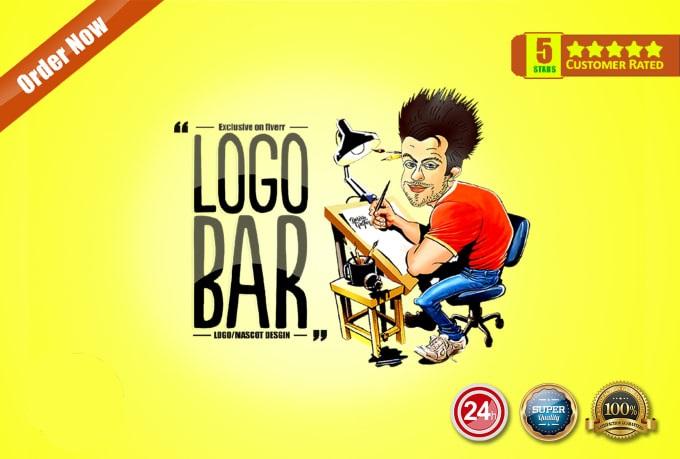 design a unique logo or mascot with unlimited revisio...