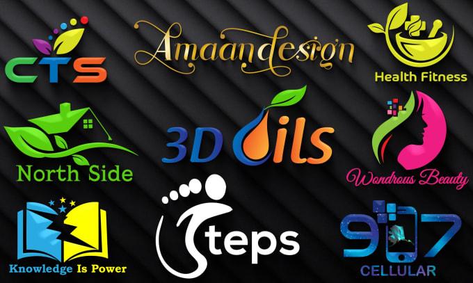design 3d modern business logo in 24 hours