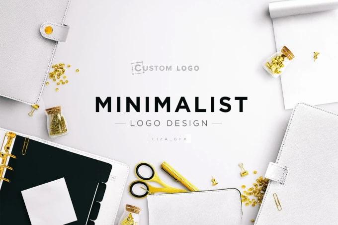 do modern minimal and luxury logo design