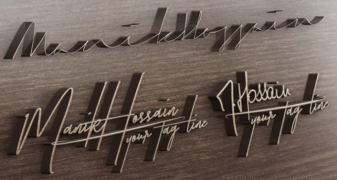 design signature, signature logo