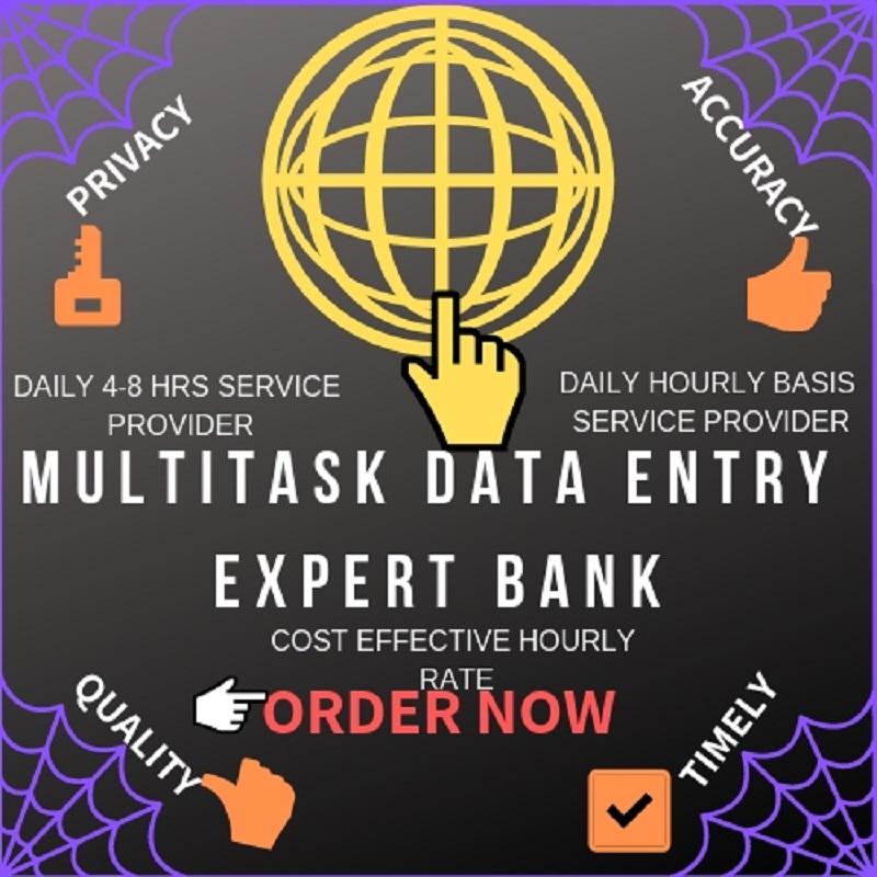 Do Multitask Data Entry Work Daily 8 hours & Per ...