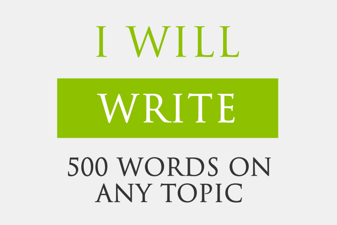 500 words Orignal and Unique Article within 24hrs