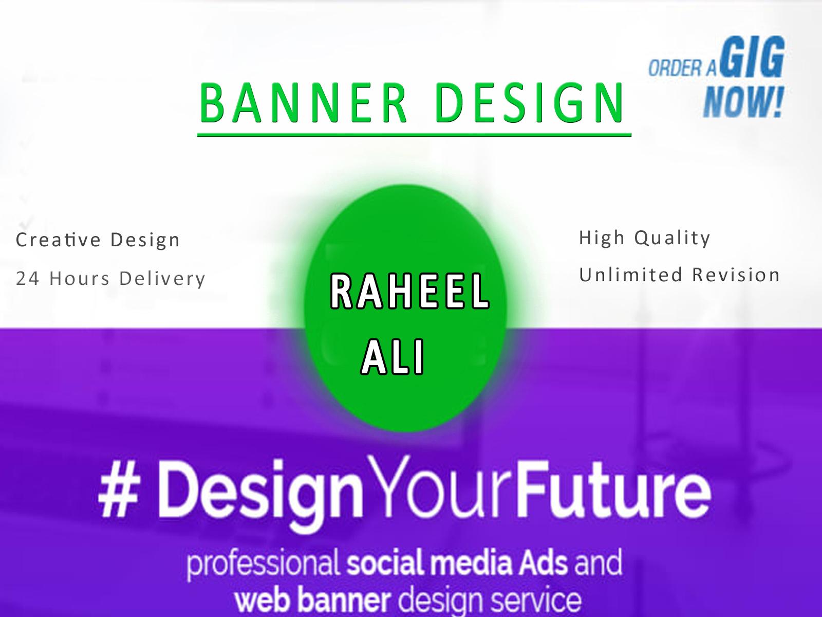 design a fabulous banner ads for you