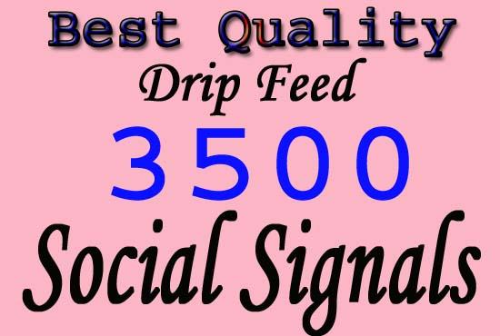 high quality manually create 3500 SEO top social sign...