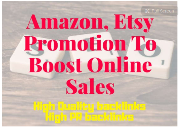 do amazon, etsy promotion to boost your online sales