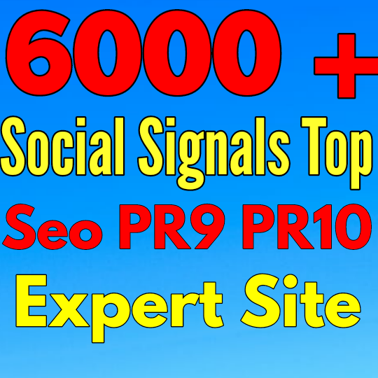7,000 top PR10 PR9 expert site SEO Quality Social Sig...