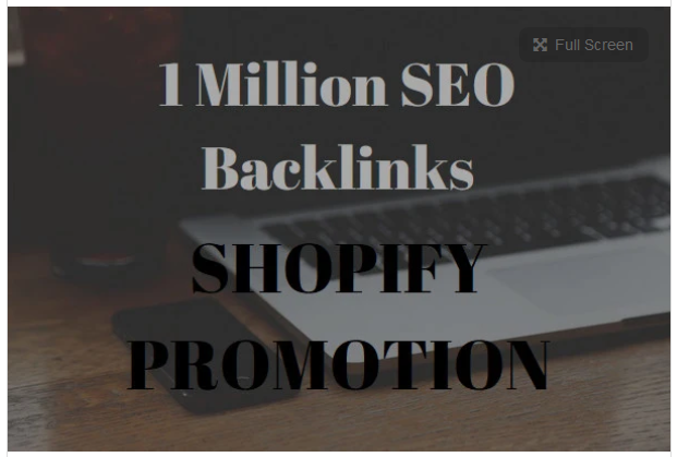 1 million SEO backlinks for shopify promotion
