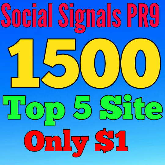 1500 SEO Social Signals Top 5 site Help To Website Tr...
