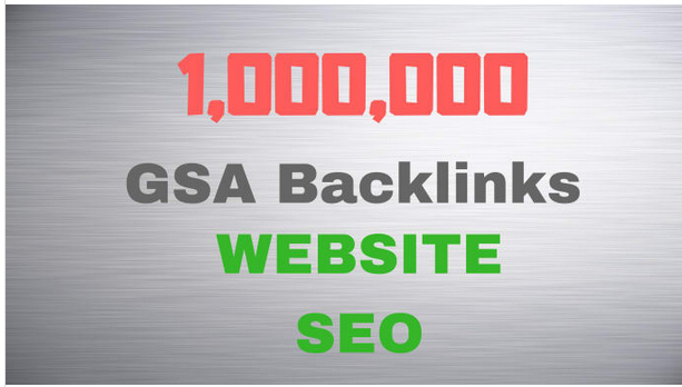 Create 1,000,000 dofollow gsa backlinks for your webs...