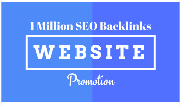 create 1m SEO backlinks for website promotion, web ra...