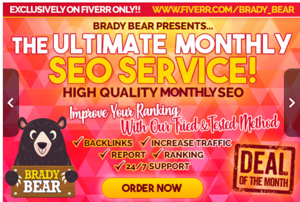create high quality backlinks, SEO service