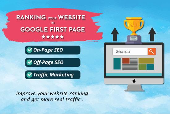 Rank Your website To Google 1st Page with verified SE...