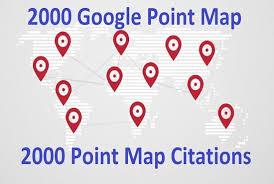 create 300 Google Point Map citations For Local Busin...