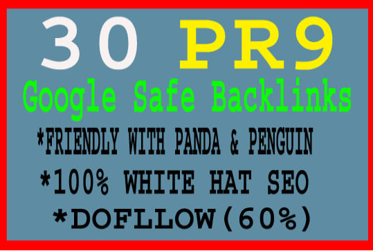 create pr9 da70 plus high authority backlinks for goo...