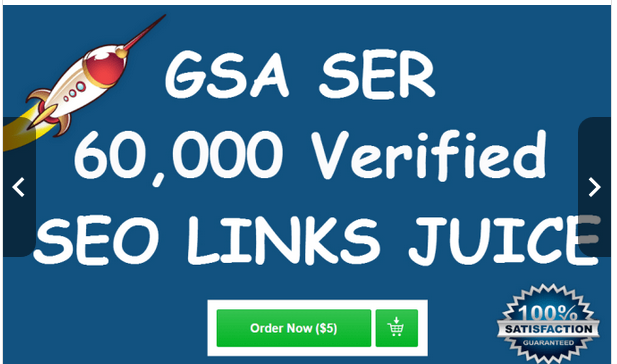CREATE 60,000 verified gsa ser live backlinks for seo...