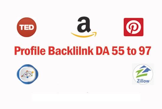 Give you 80 Dofollow Profile Backlink With Da Up to 9...