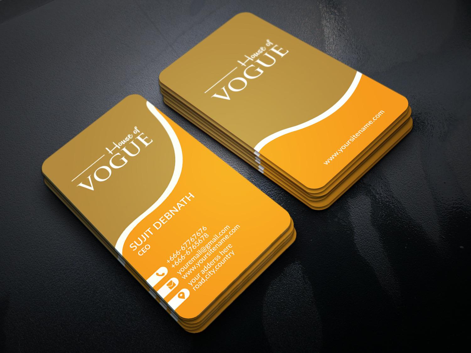 Design a Stunning double side Business Cards Within 5...