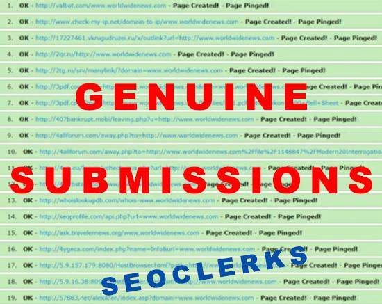 500 directory submissions in 24hrs, 100 genuine