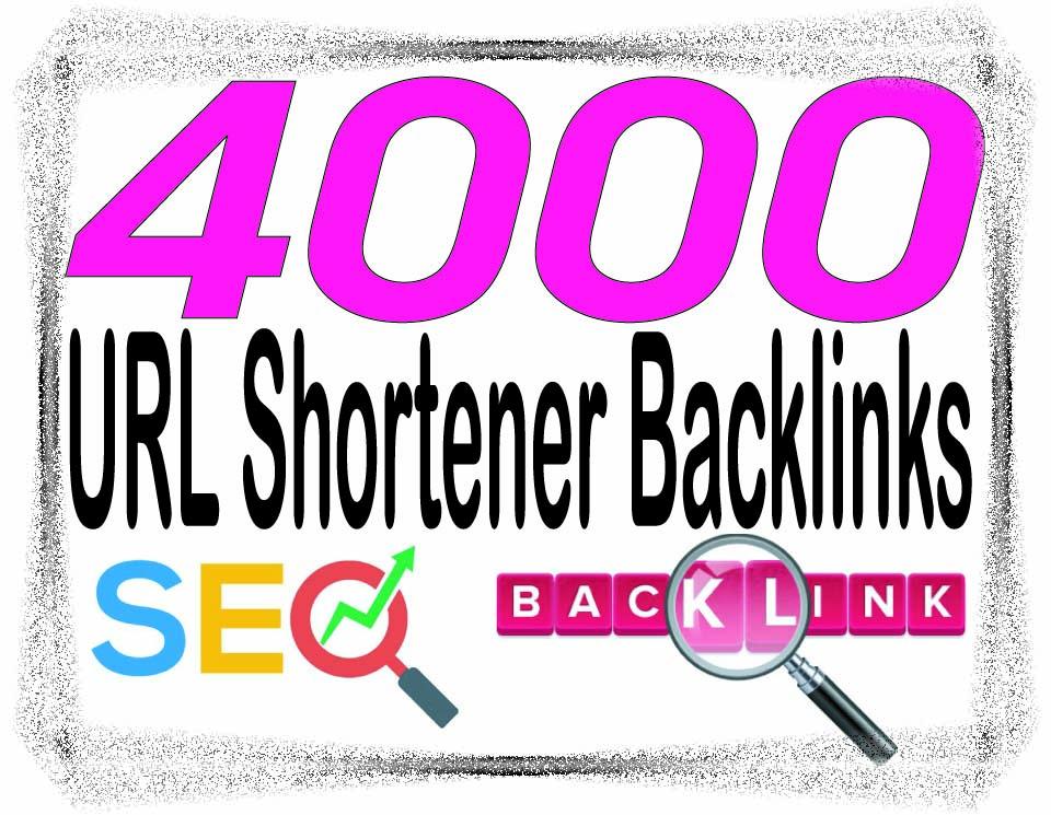 DO Create 4000 HQ. URL shortener R6 to PR10 Backlinks...