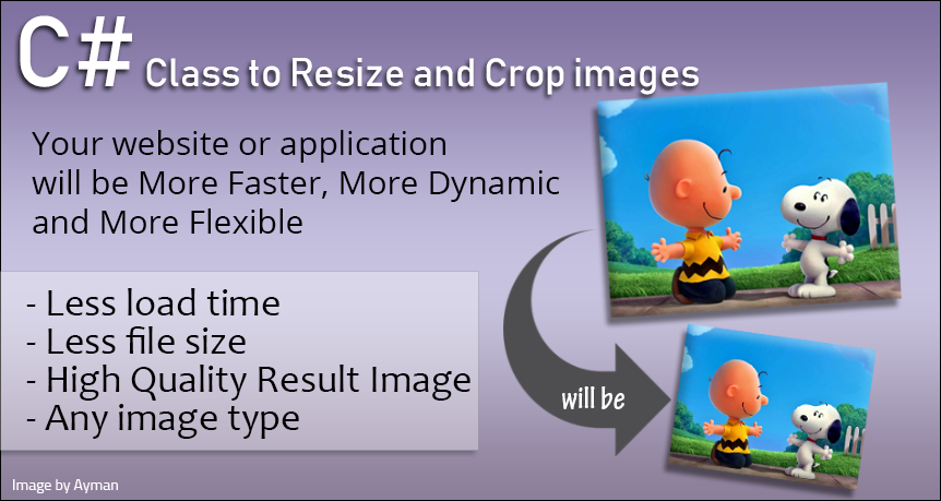 Resize and crop images - high end quality C Sharp Cla...