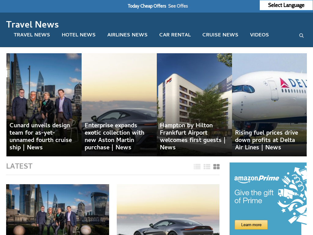 Automated Travel Blog Travel Autopilot News Website