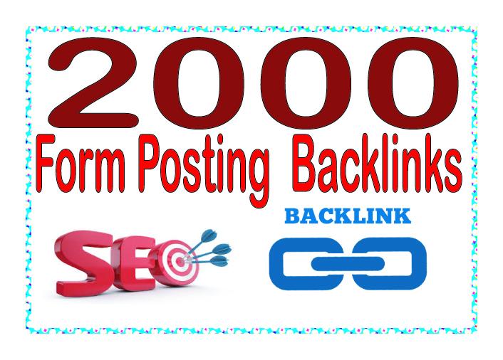 Do You 2000 HQ. Form Posting PR7 to PR10 Backlinks Bo...