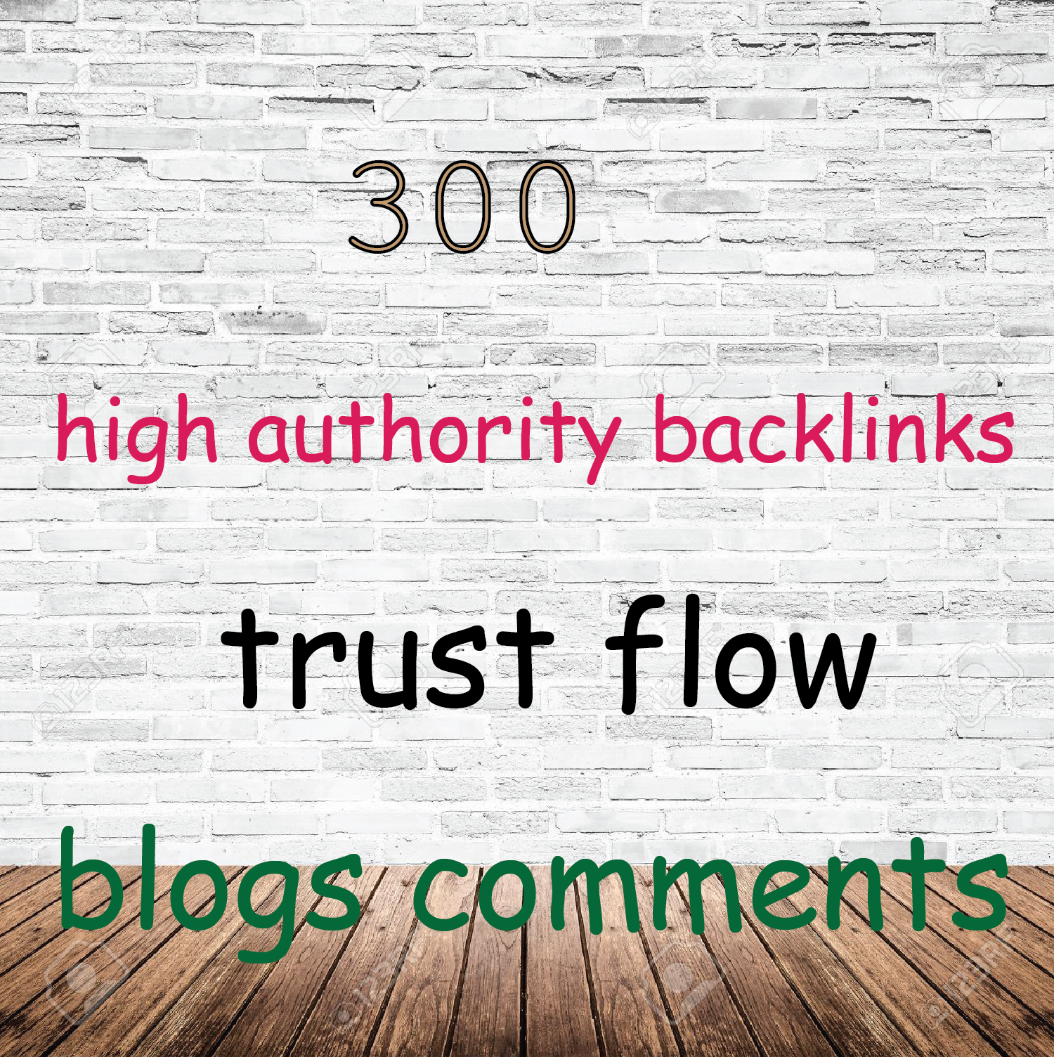 I do 300 high authority do follow BLOG COMMENTS