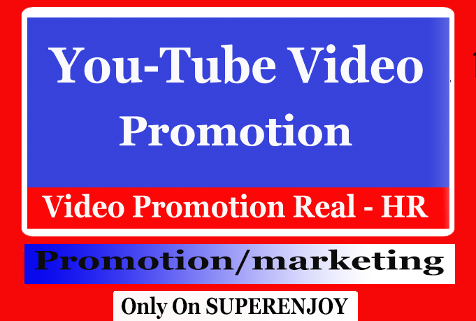 Real YouTube Video Promotion or Marketing with Active...