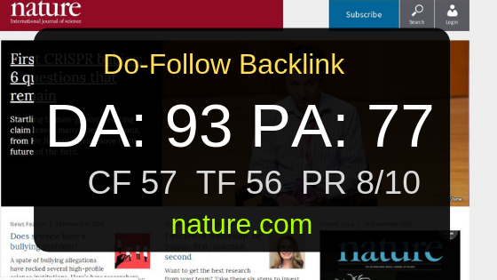 I can write and publish with Do-Follow backlinks on n...