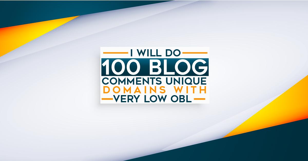 provide you 100 dofollow unique domains with very low...