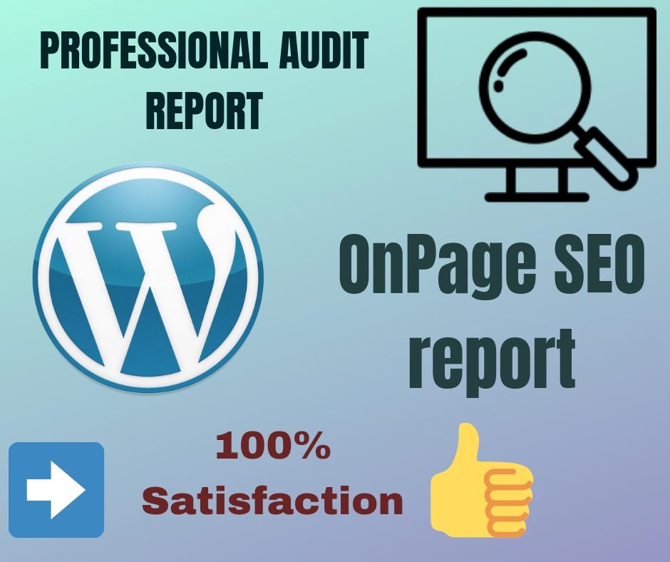 Provide expert SEO website audit report to uncover SE...