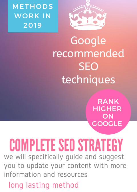 SEO service for your website following Google 's guid...