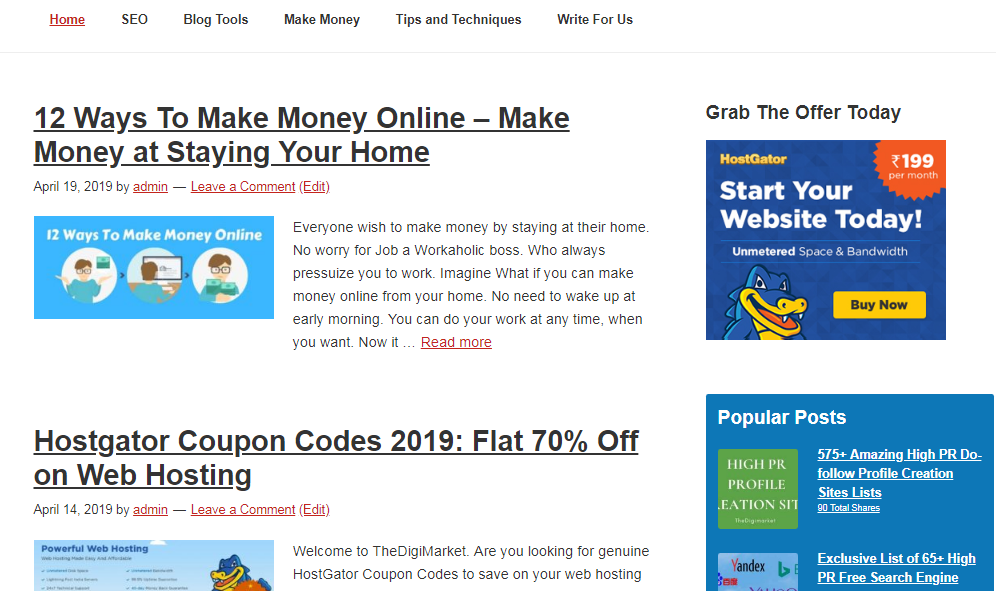 Publish Your Guest Post On THEDIGIMARKET
