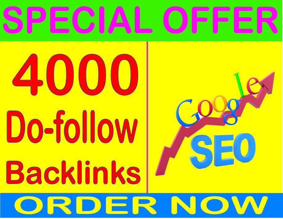 Boost SEO- Create 4000 Do follow High PR Metrics Back...