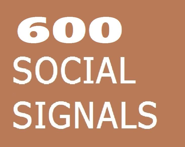4 PLATFORM 600 SOCIAL SIGNALS SEO BACKLINK BOOKMARK S...