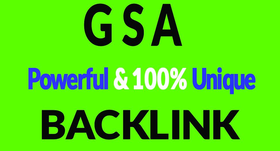 SEO 800K GSA Dofollow links for Boosting Raning in Go...