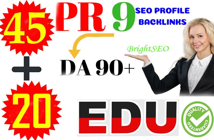 Top 70 PR10 to PR6 SEO Backlinks DA80+ With. EDU. Gov...